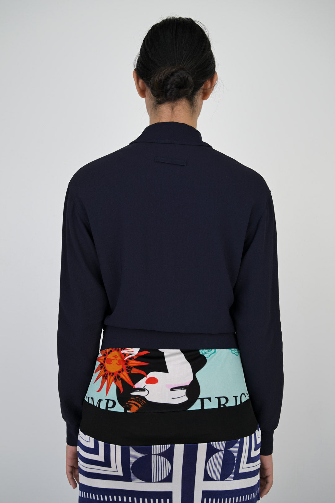 Jean Paul Gaultier Navy Zip Jacket