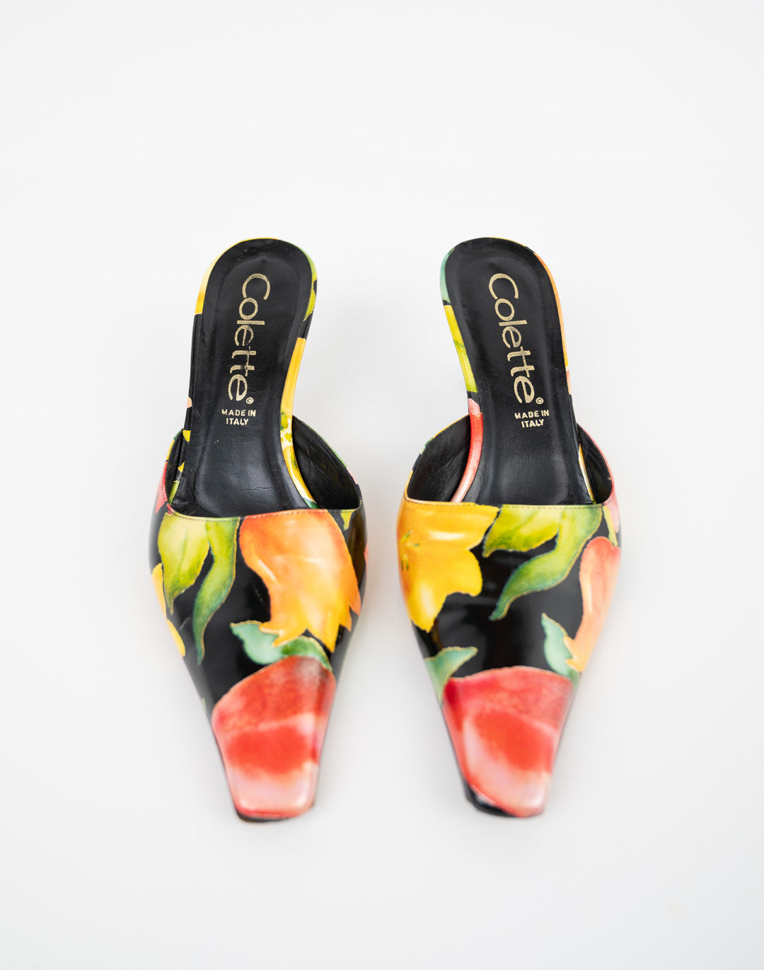 Patent Leather Tulip Mules (38)