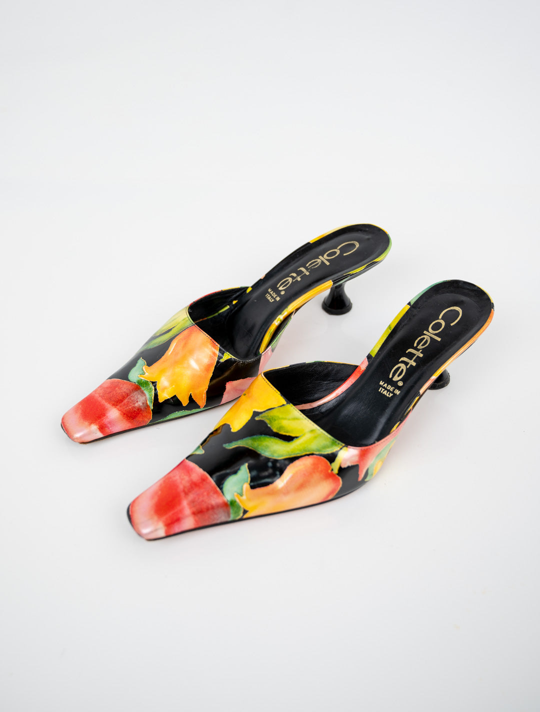 Patent Leather Tulip Mules (38)