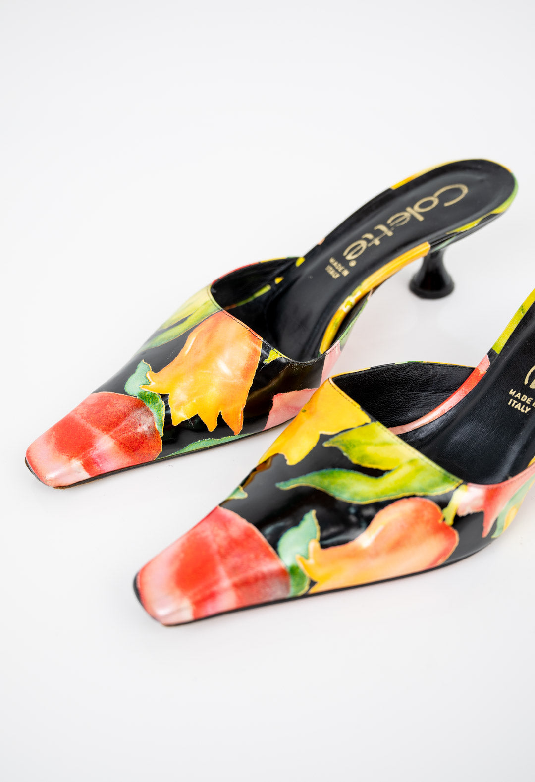 Patent Leather Tulip Mules (38)