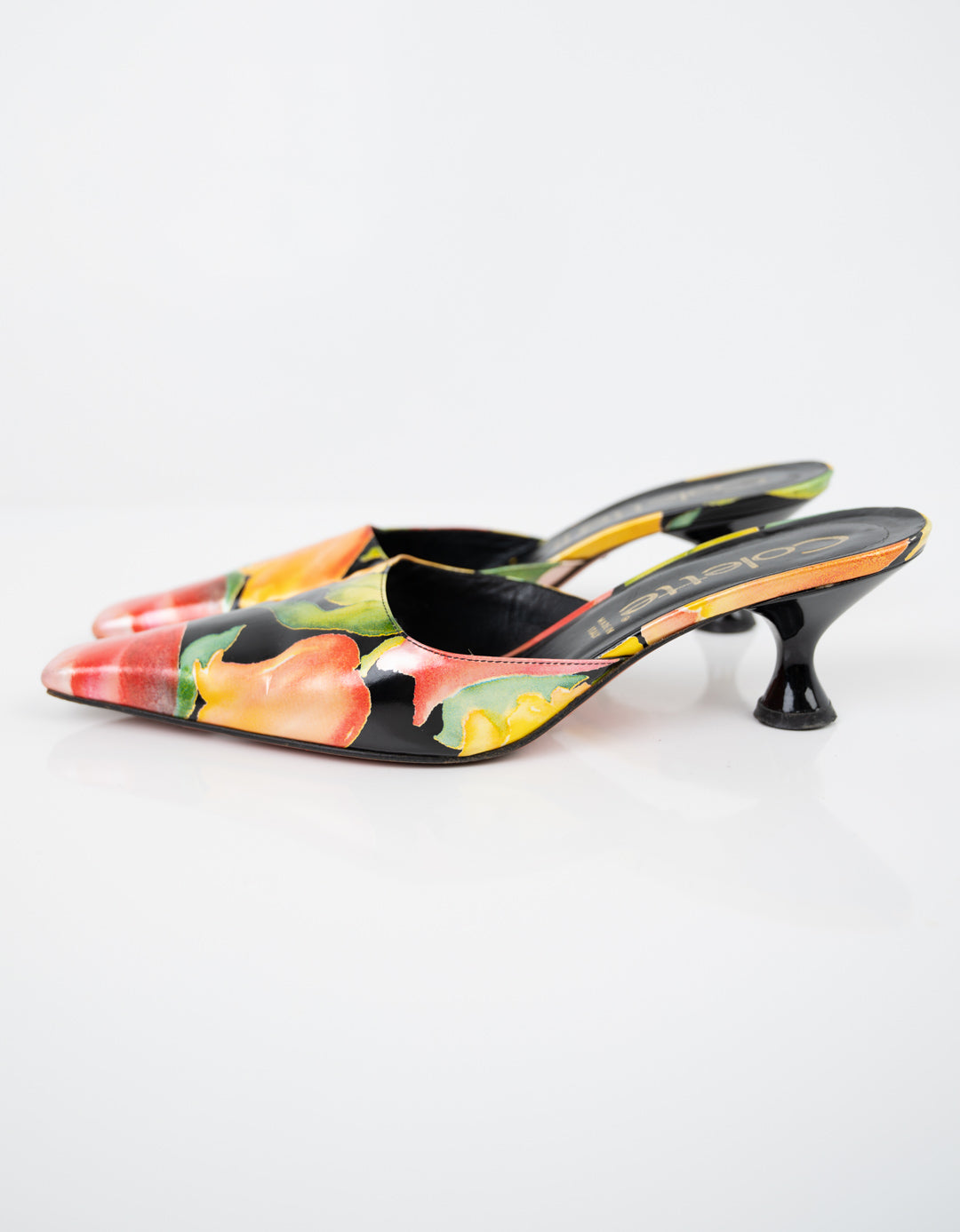 Patent Leather Tulip Mules (38)