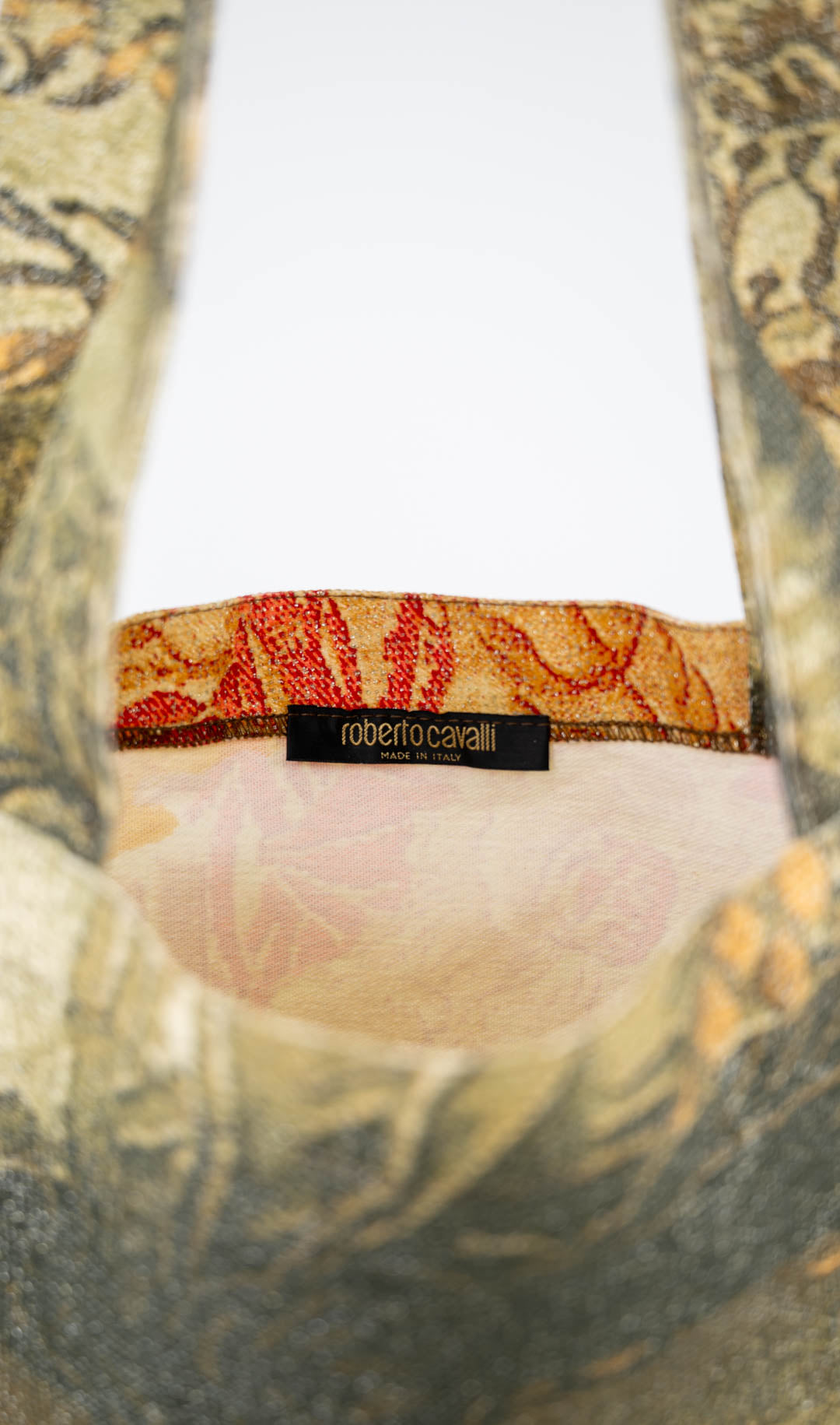 Roberto Cavalli Tapestry Tote