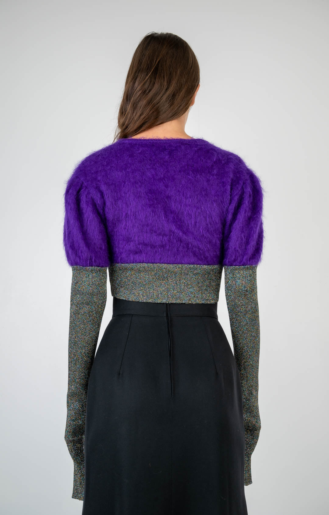 Ozbek Mohair Glitter Cardigan