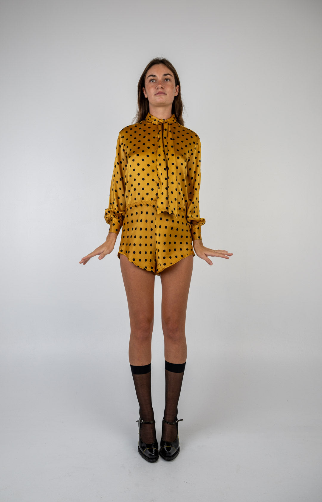 Moschino Couture Silk Playsuit