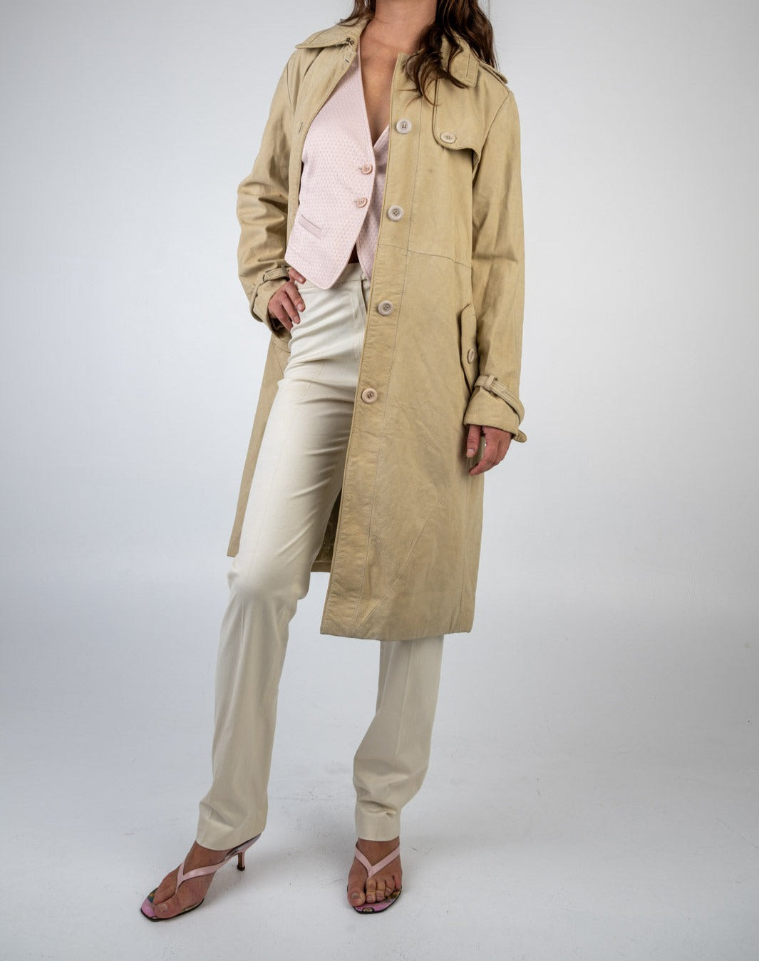 Blumarine Ecru Trousers