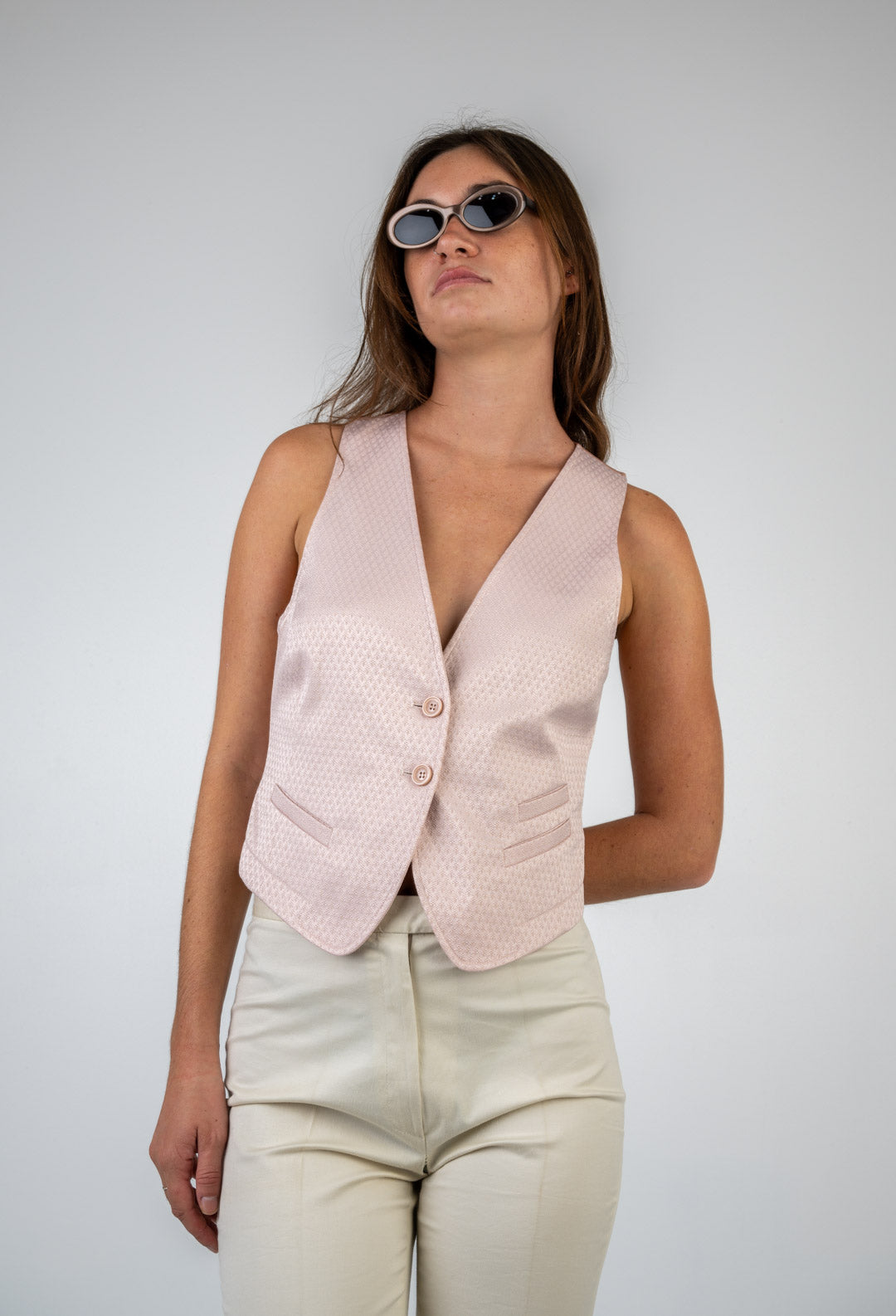 Patrizia Pepe Blush Vest