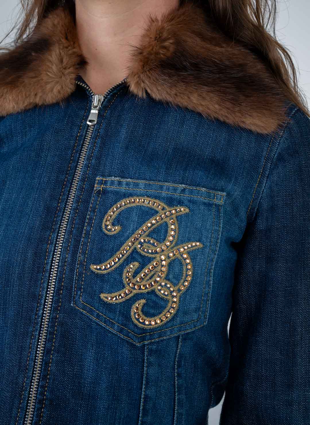 Blumarine Mink Denim Set