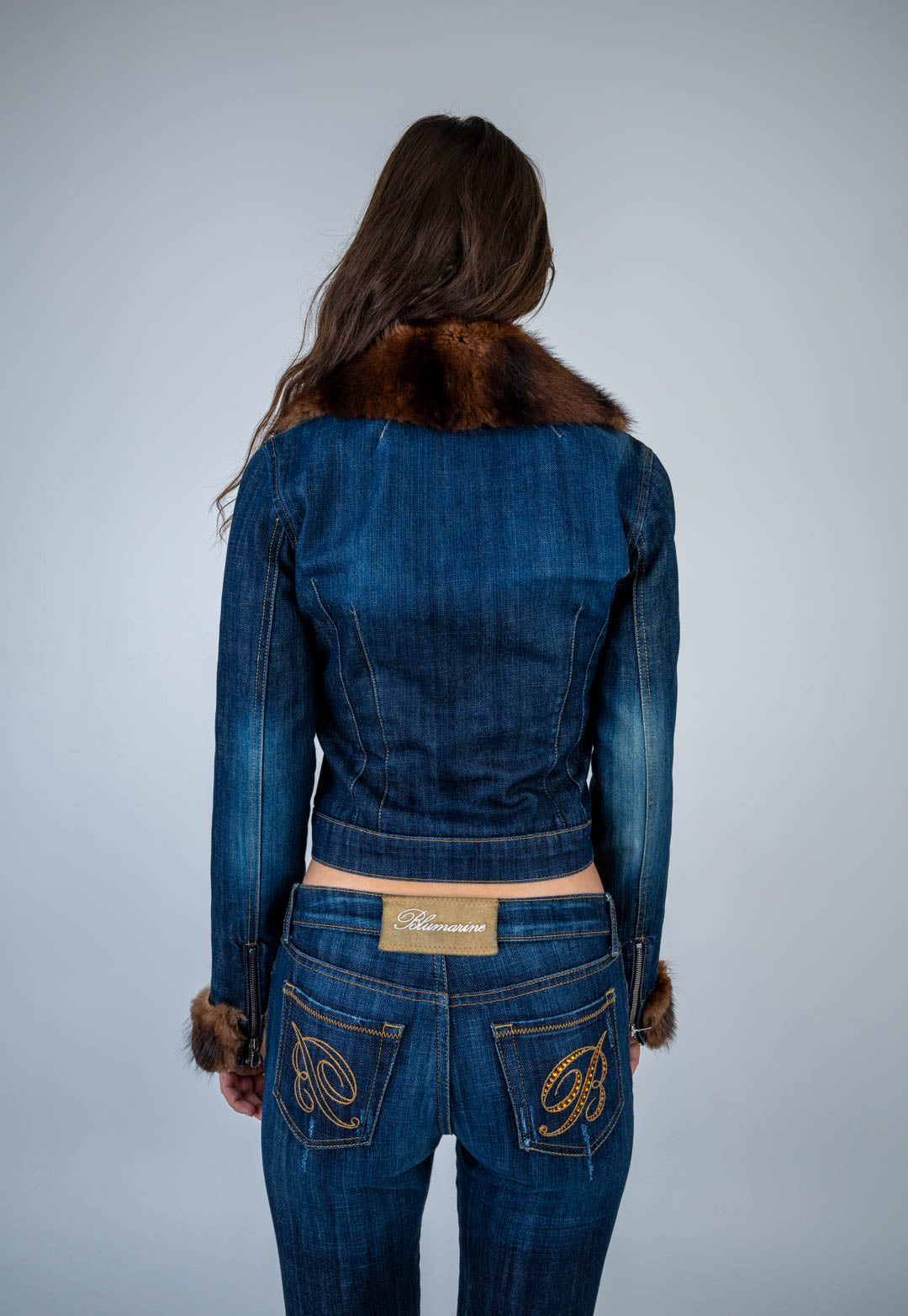 Blumarine Mink Denim Set