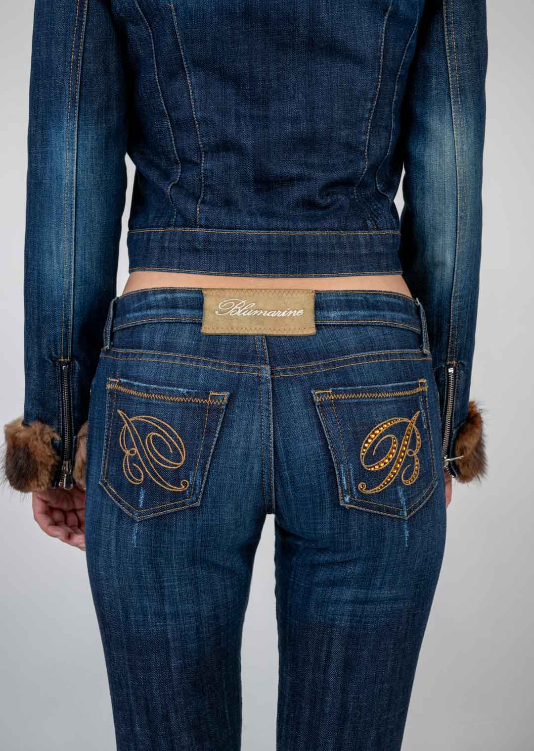Blumarine Mink Denim Set