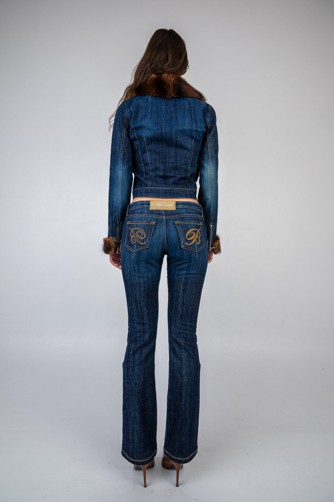 Blumarine Mink Denim Set