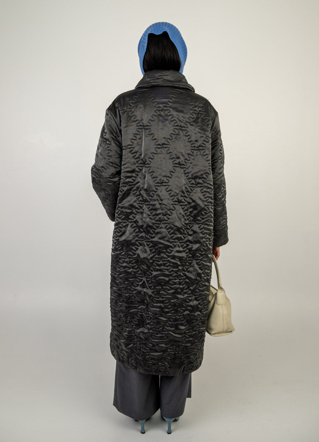 Chrome Jigsaw Padded Coat