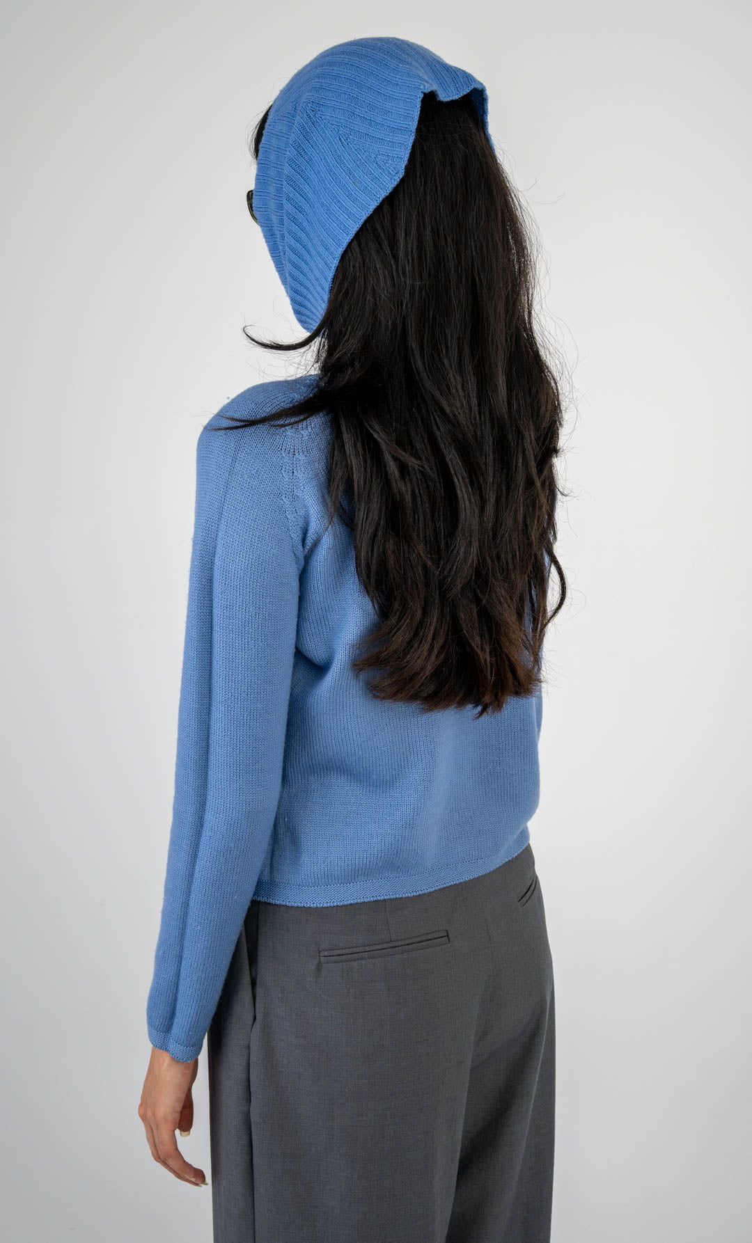 Mara Carol Cornflower Cowl Knit