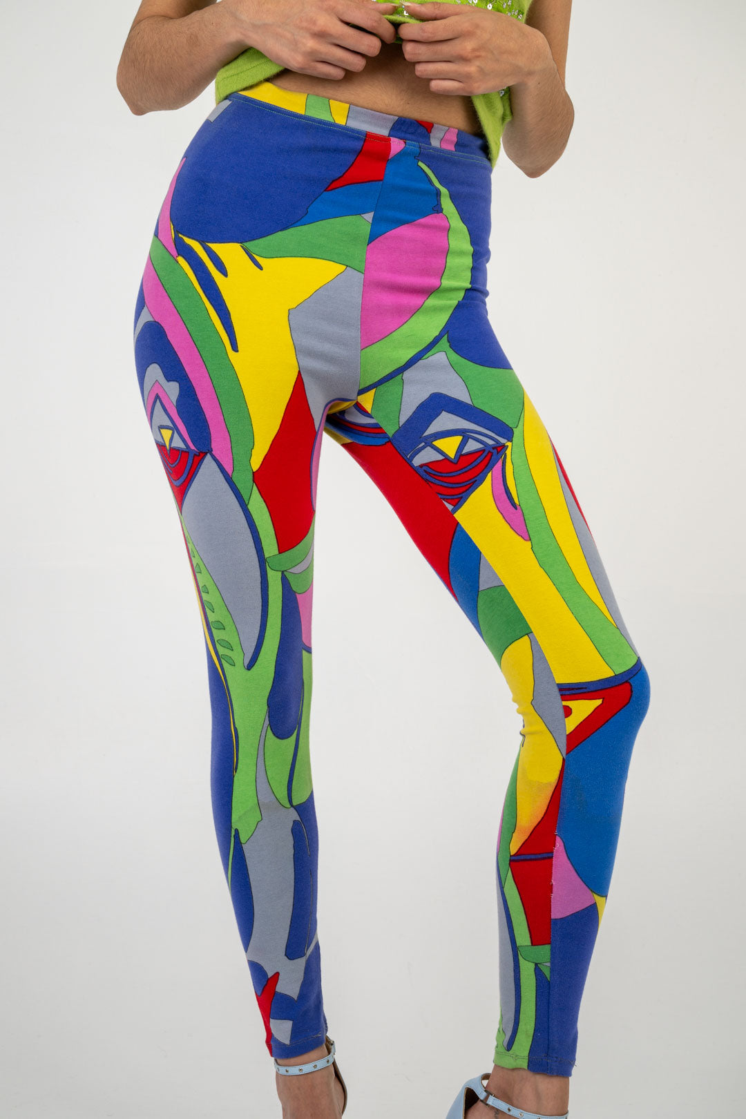 Versace Geometric Leggings
