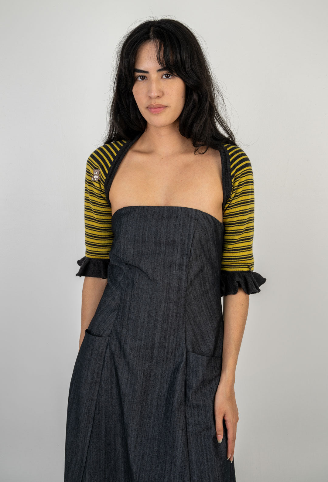 Just Cavalli Pinstripe Shrug