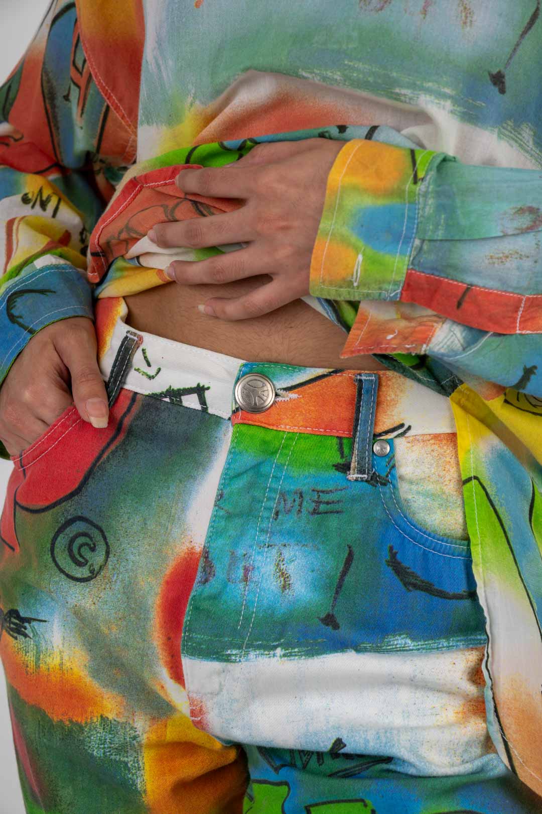 1990s Moschino Graffiti Set