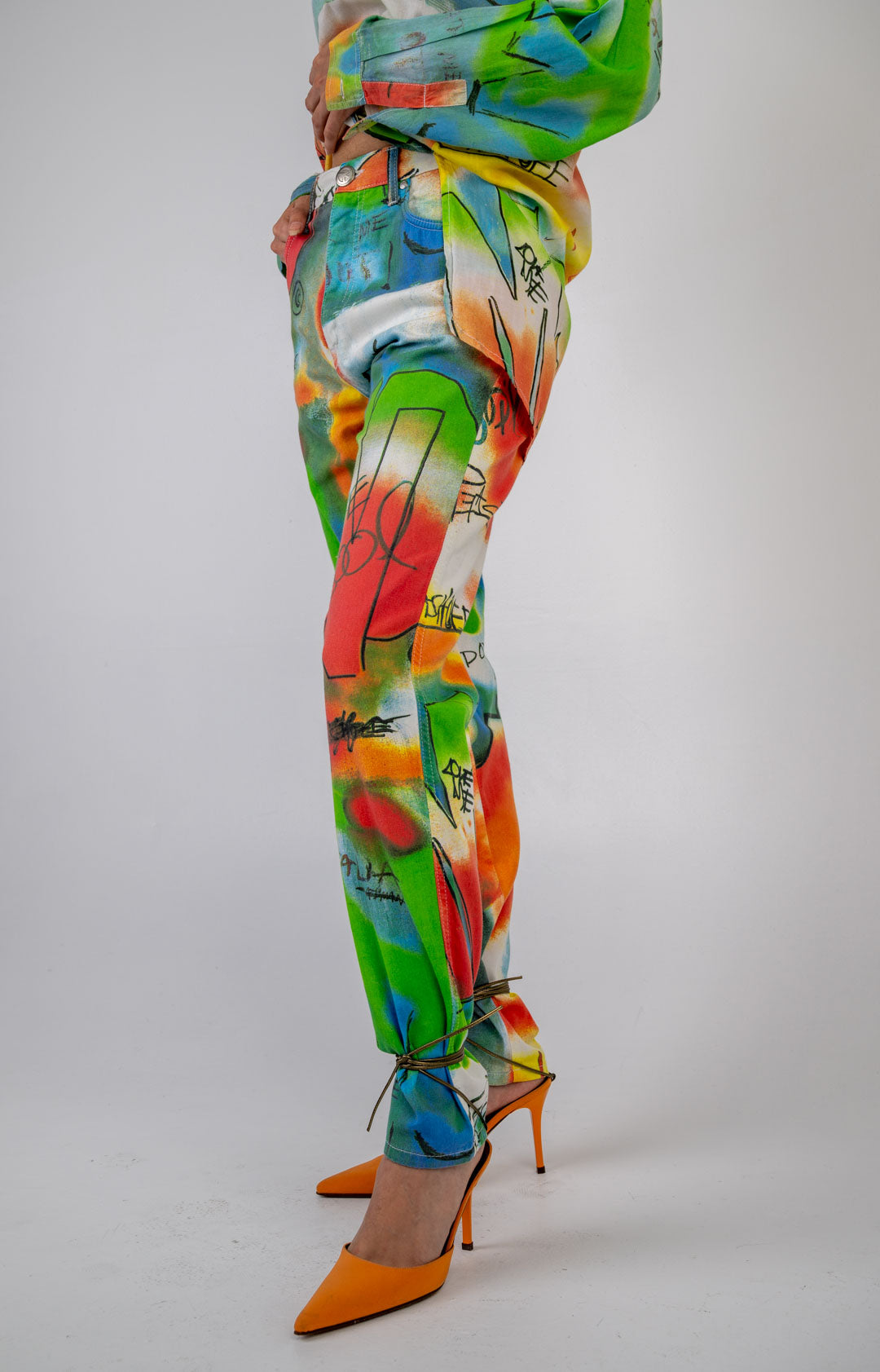 1990s Moschino Graffiti Set
