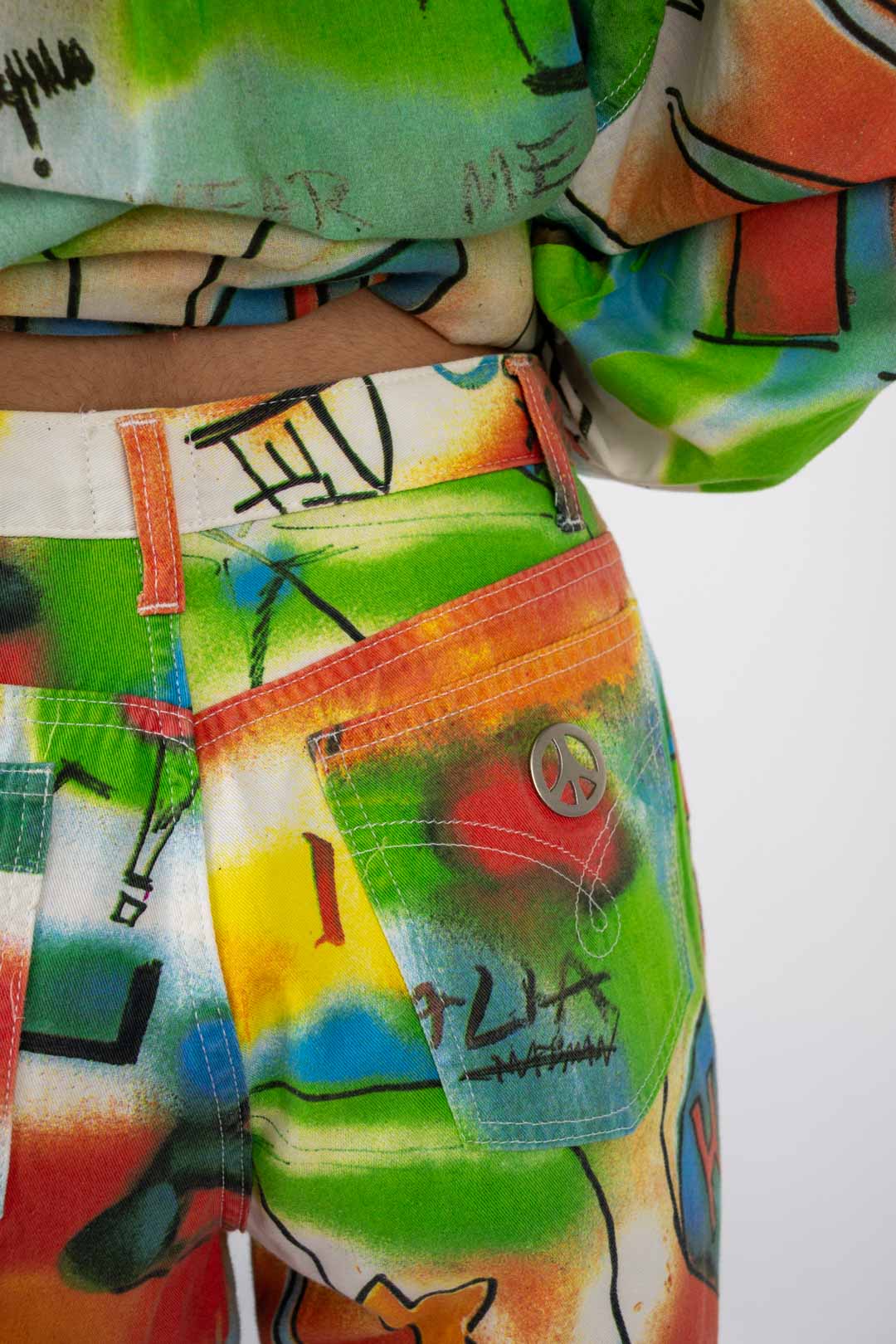 1990s Moschino Graffiti Set
