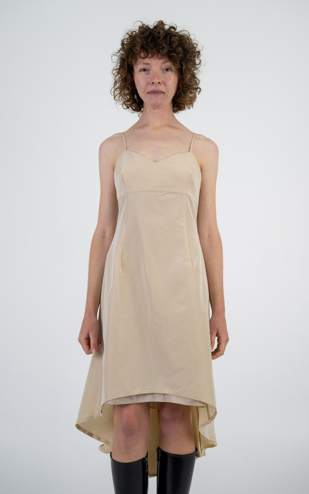 Café au Lait Hi-Lo Dress