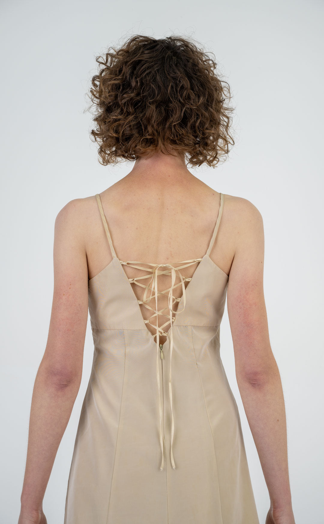 Café au Lait Hi-Lo Dress
