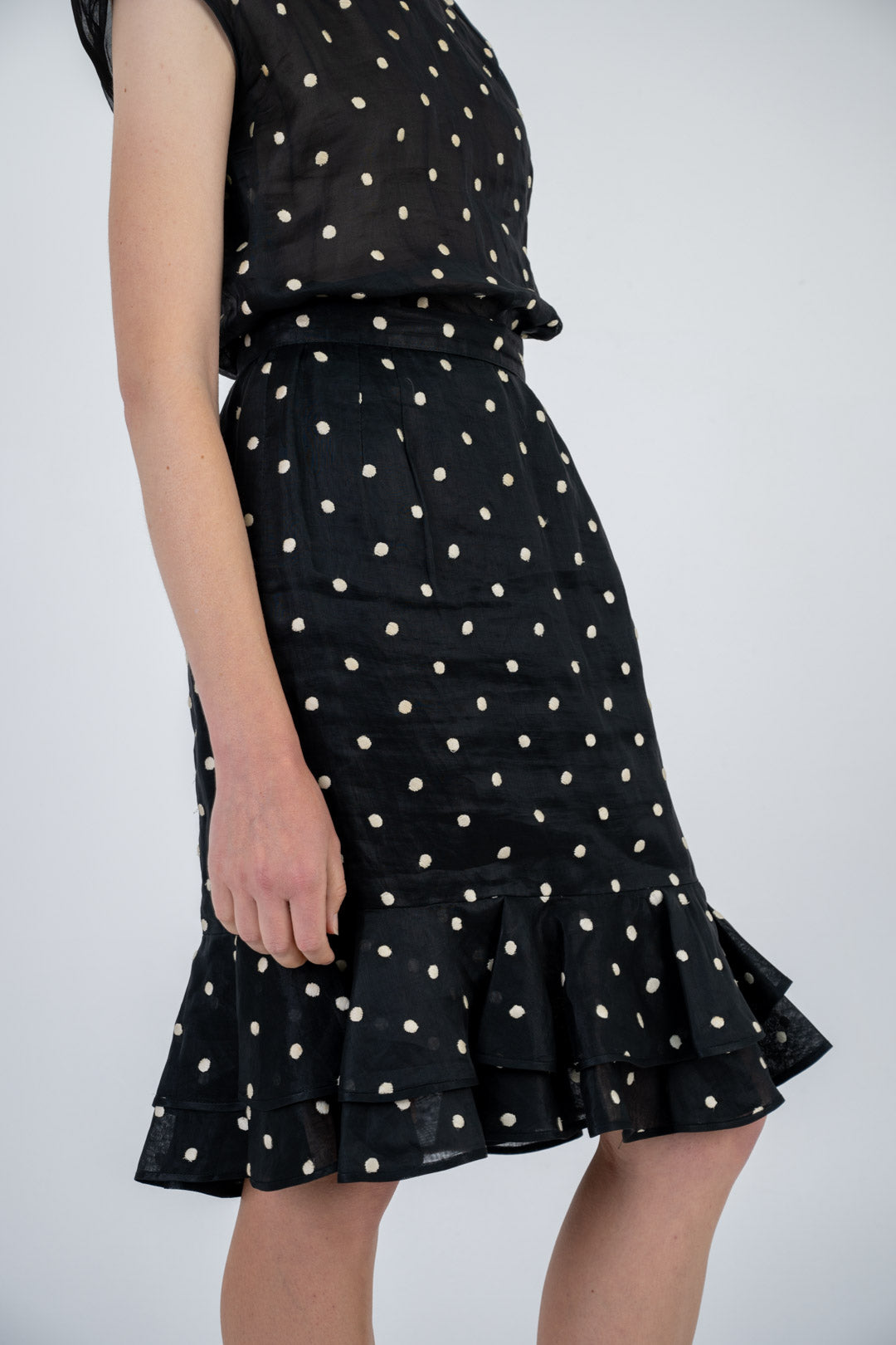 Valentino Polka Dot Silk Set
