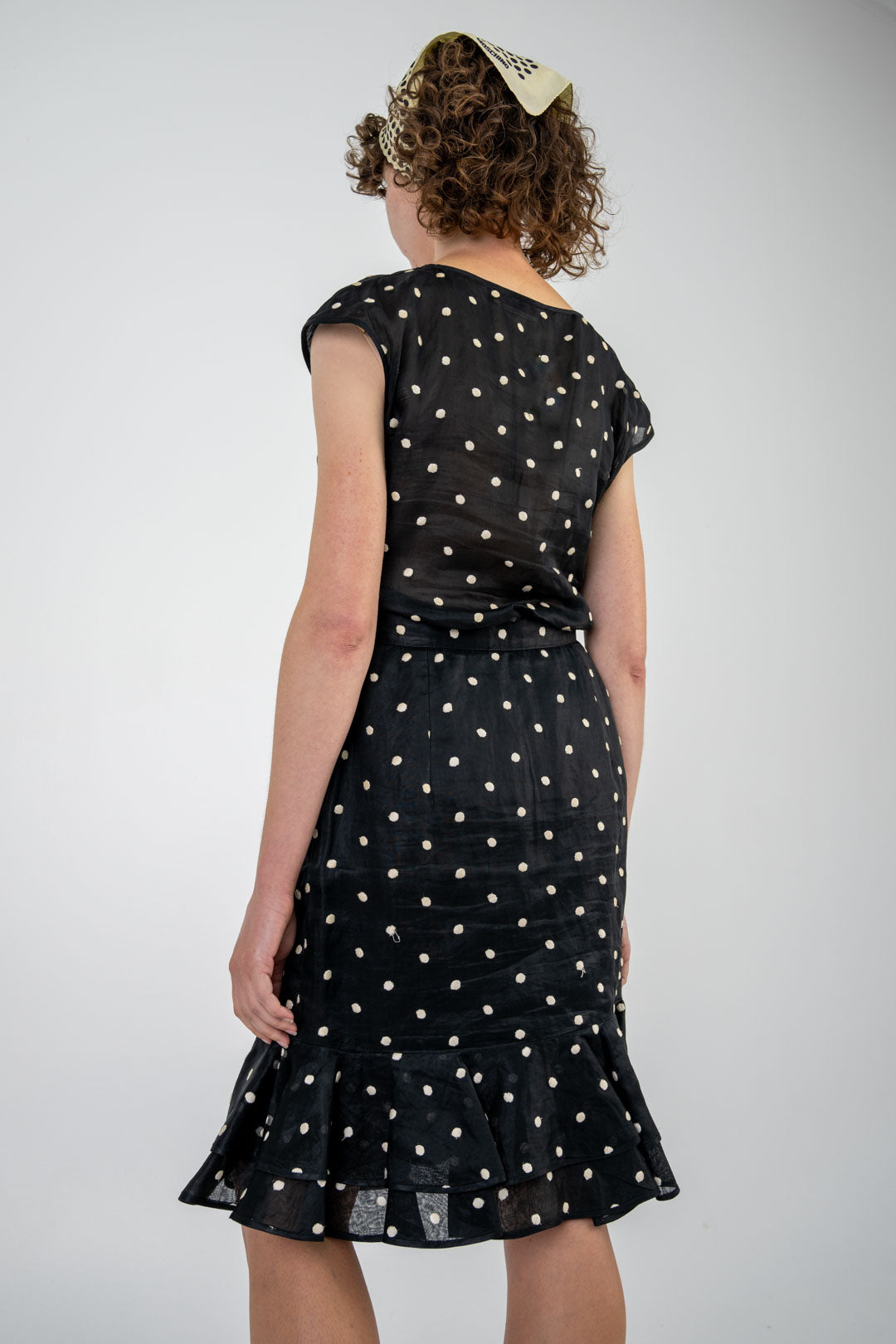 Valentino Polka Dot Silk Set