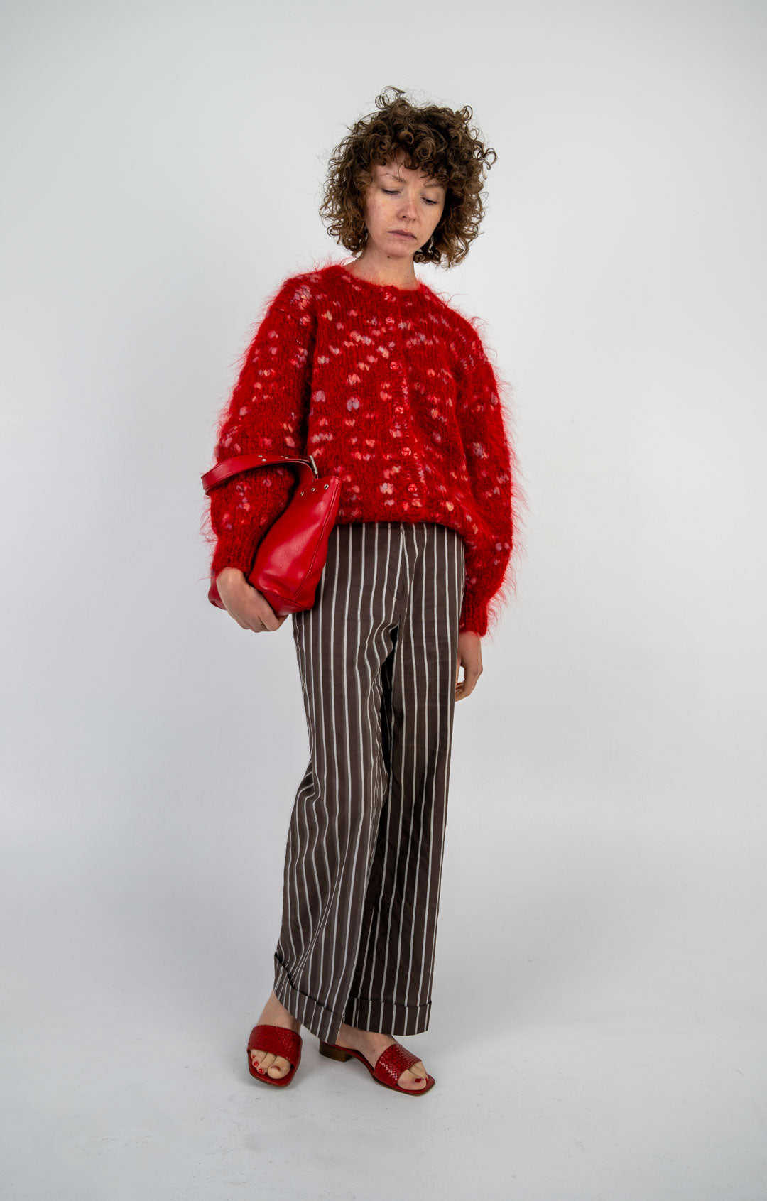 Gianfranco Ferrré Pinstripe Silk Trousers