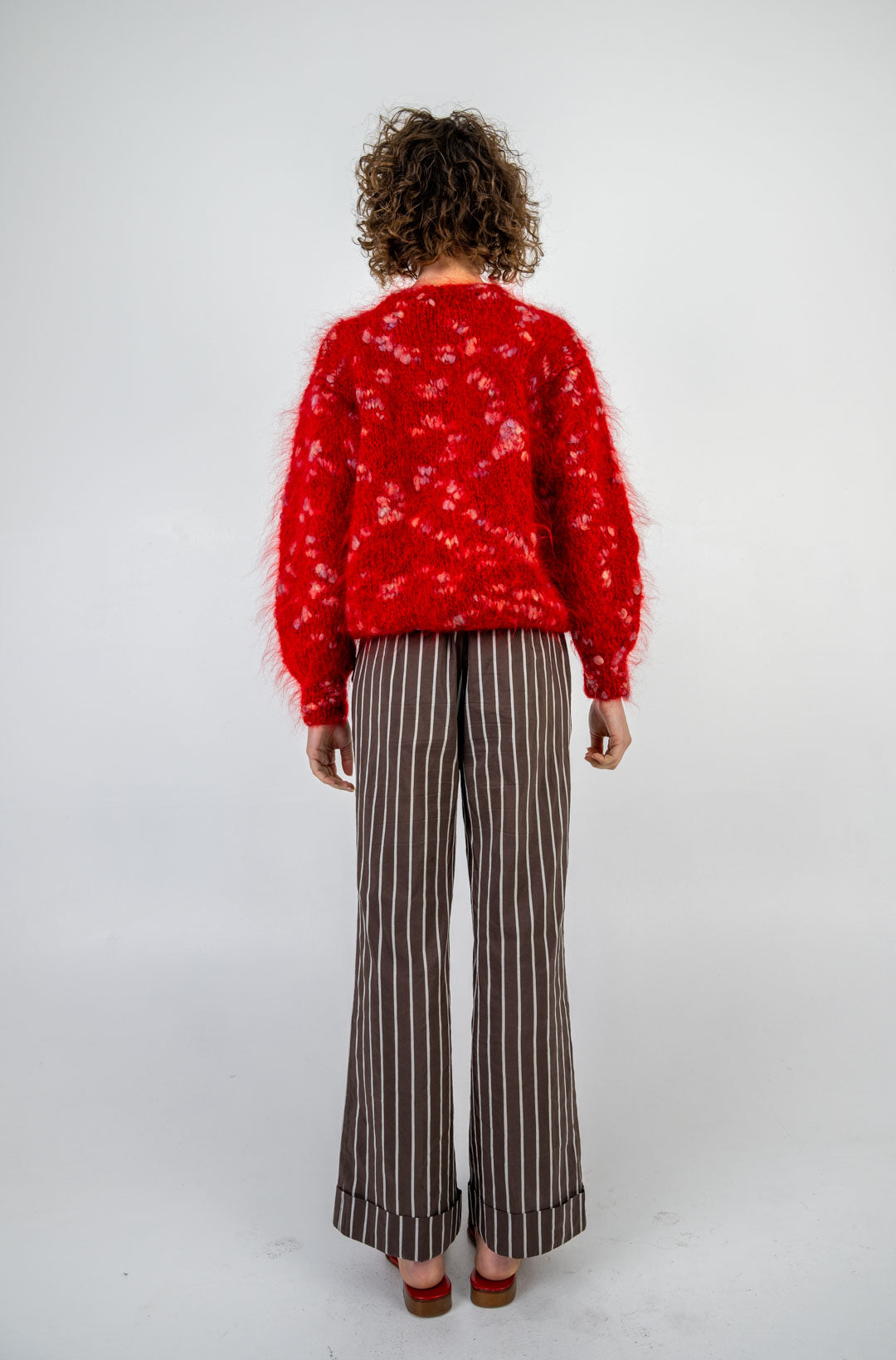 Gianfranco Ferrré Pinstripe Silk Trousers