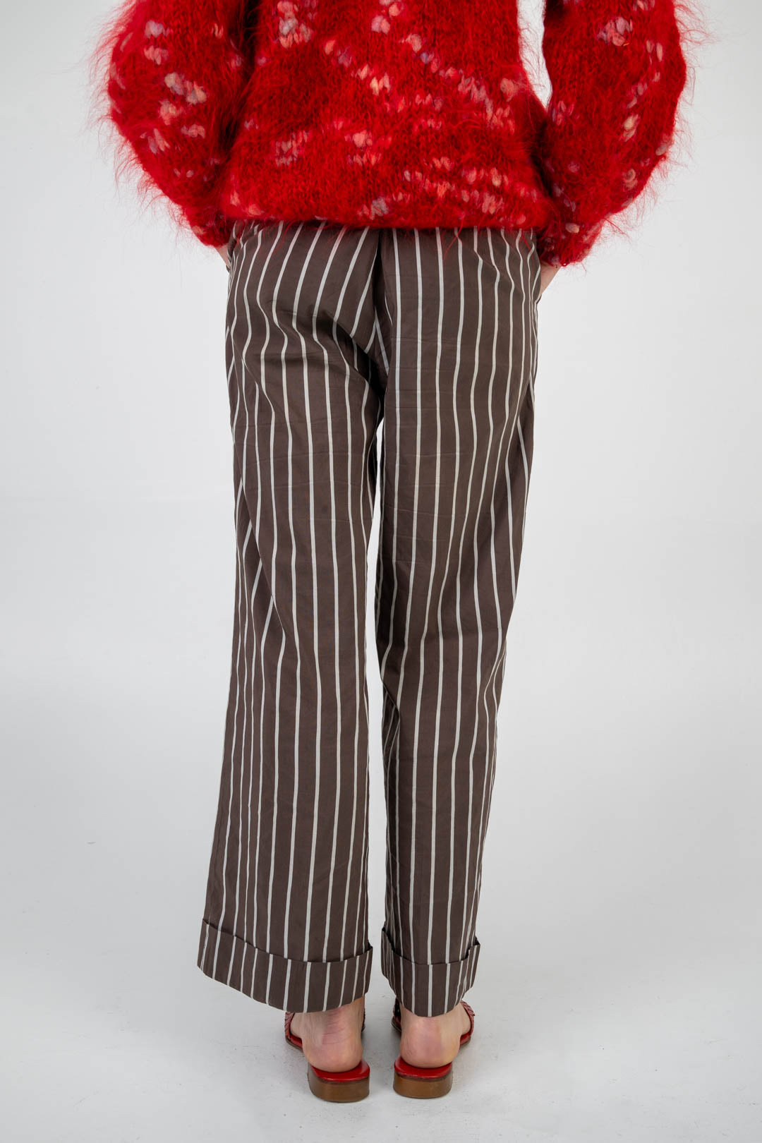 Gianfranco Ferrré Pinstripe Silk Trousers