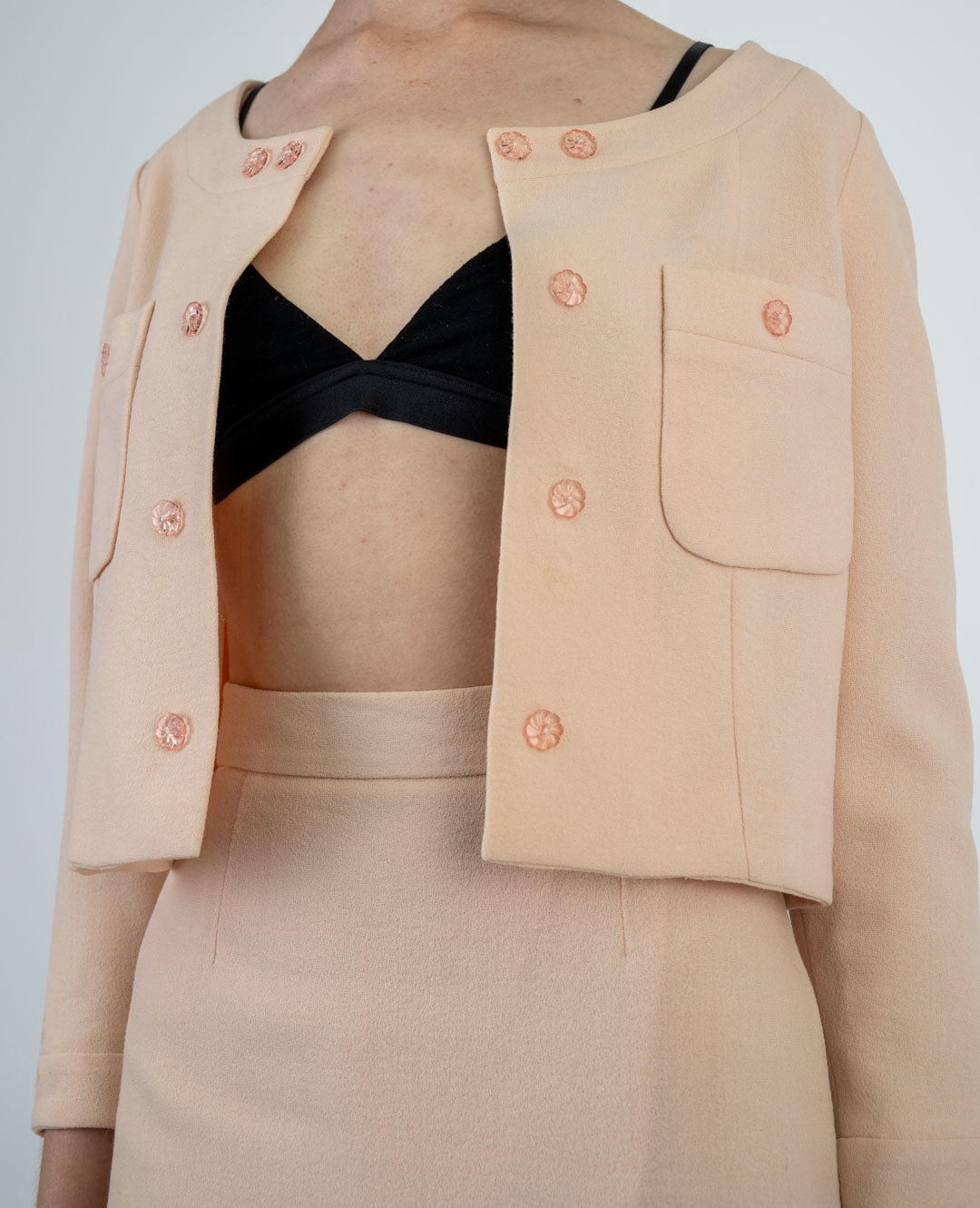Blumarine Powder Pink Skirt Set