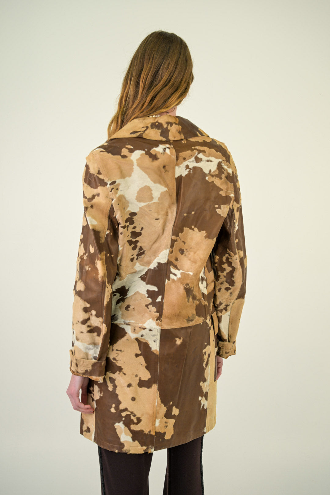 Cappuccino Cowhide Coat