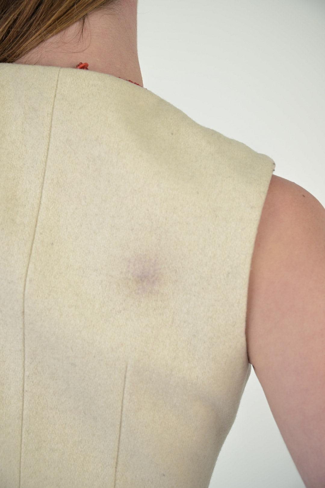 2-Piece Embroidered Wool Vest