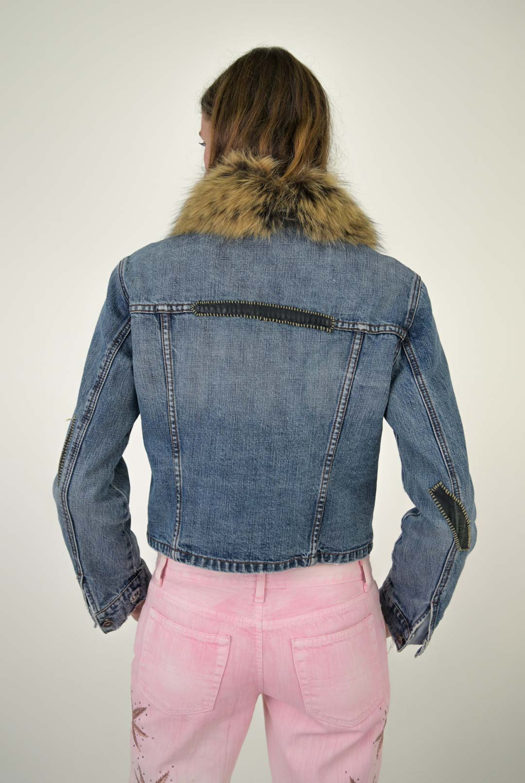 Fur Collar Denim Jacket