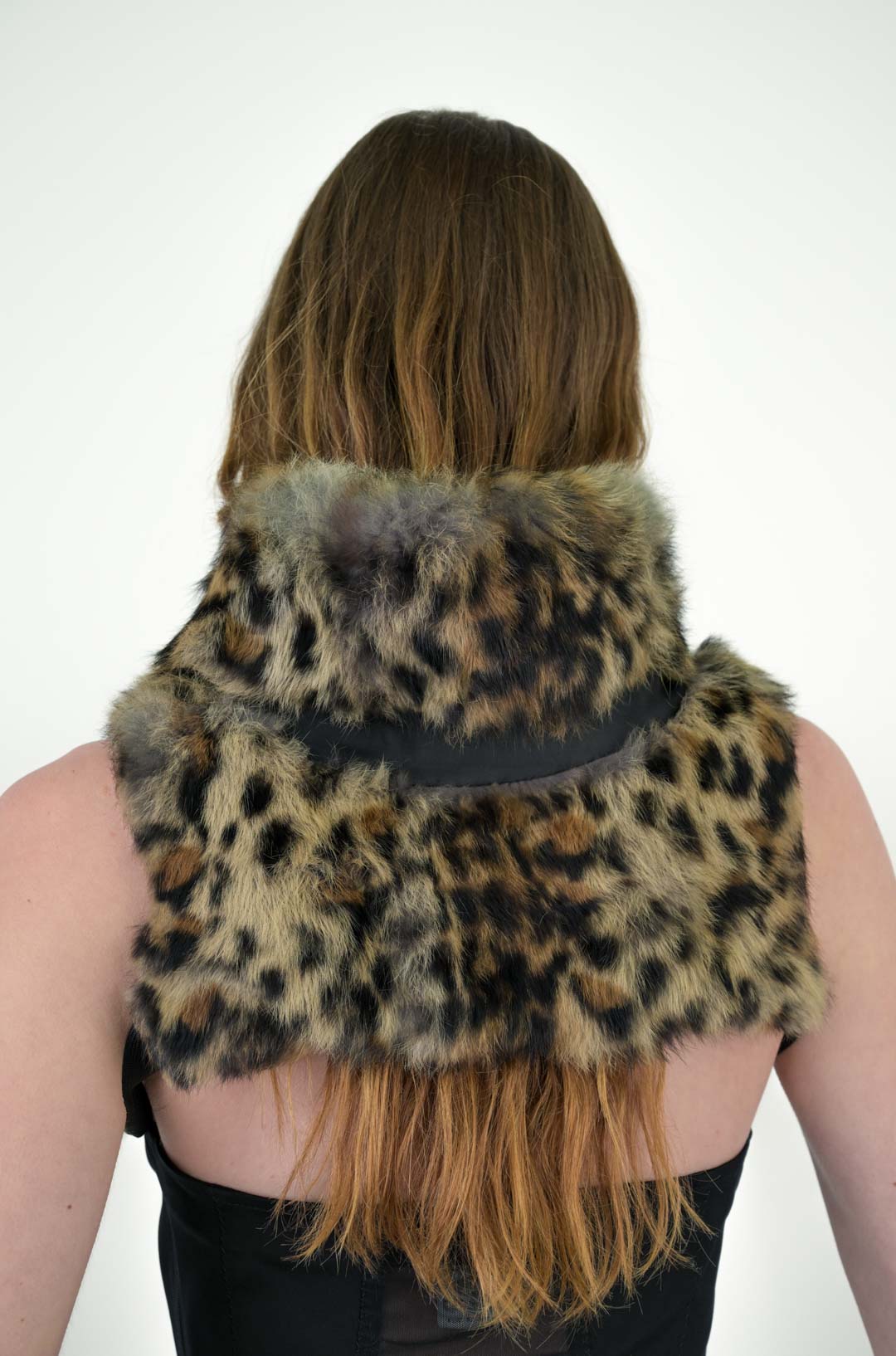 Fur Leopard Dickey Stole