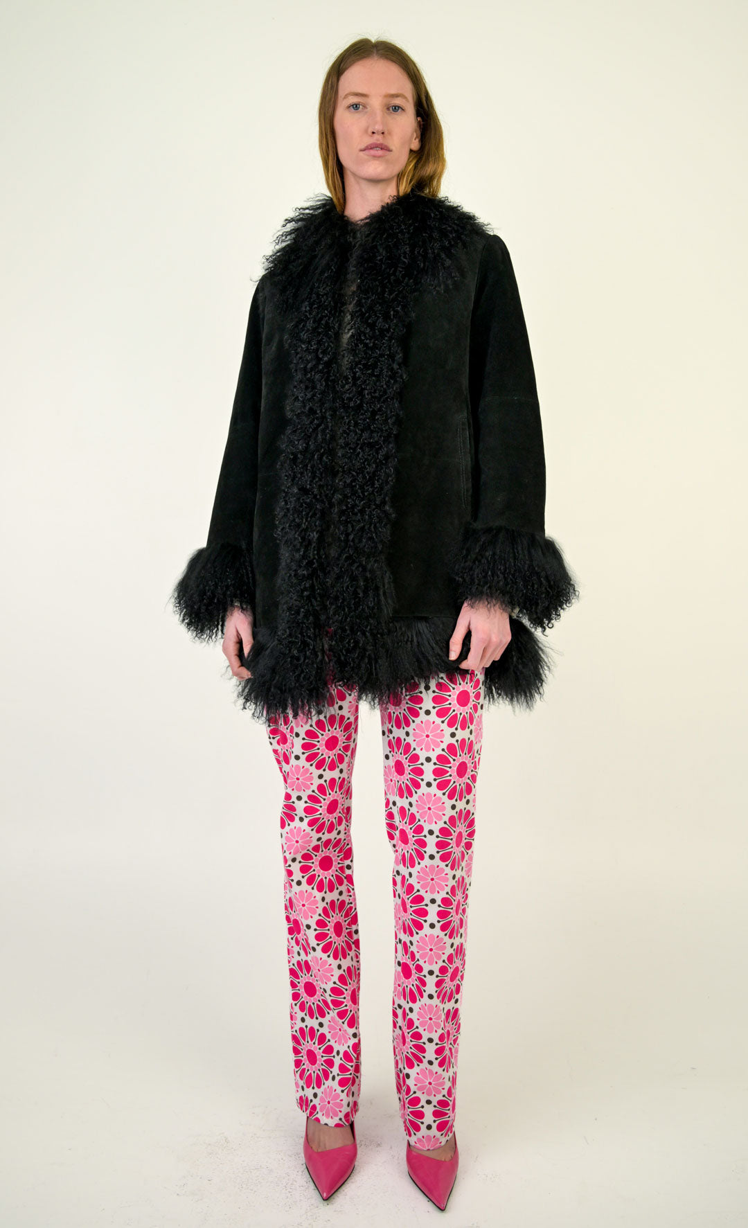 Mongolian Lamb Suede Coat