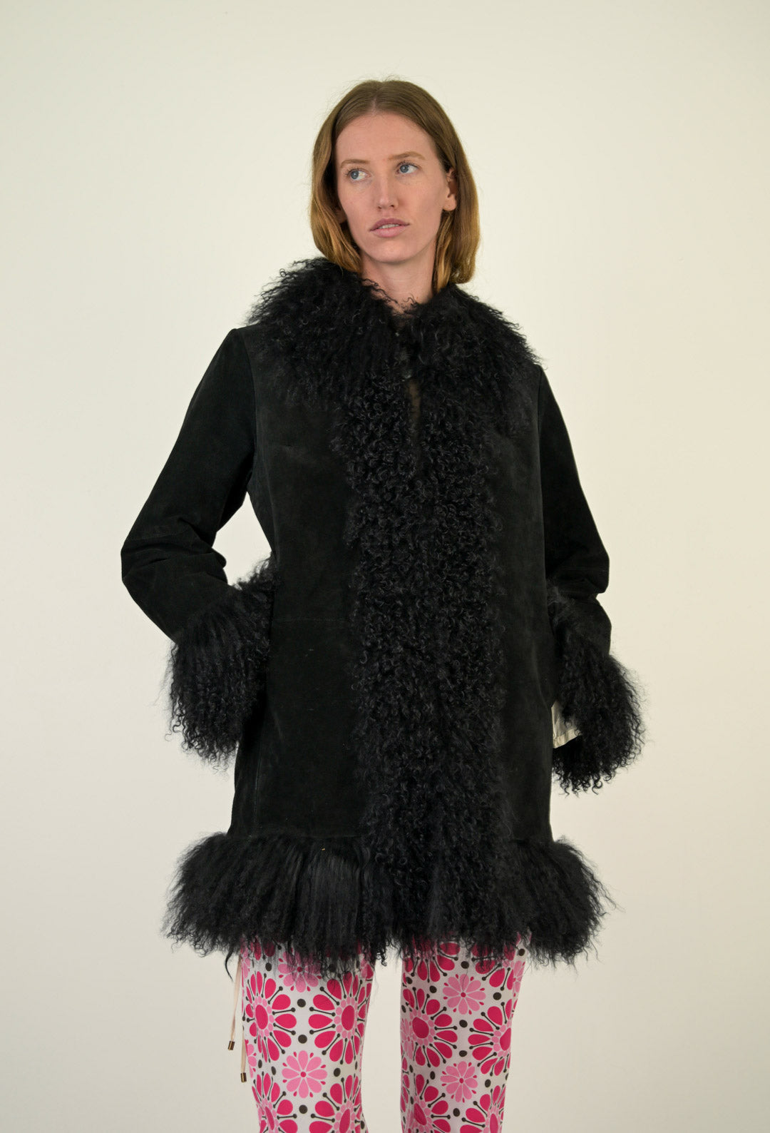 Mongolian Lamb Suede Coat