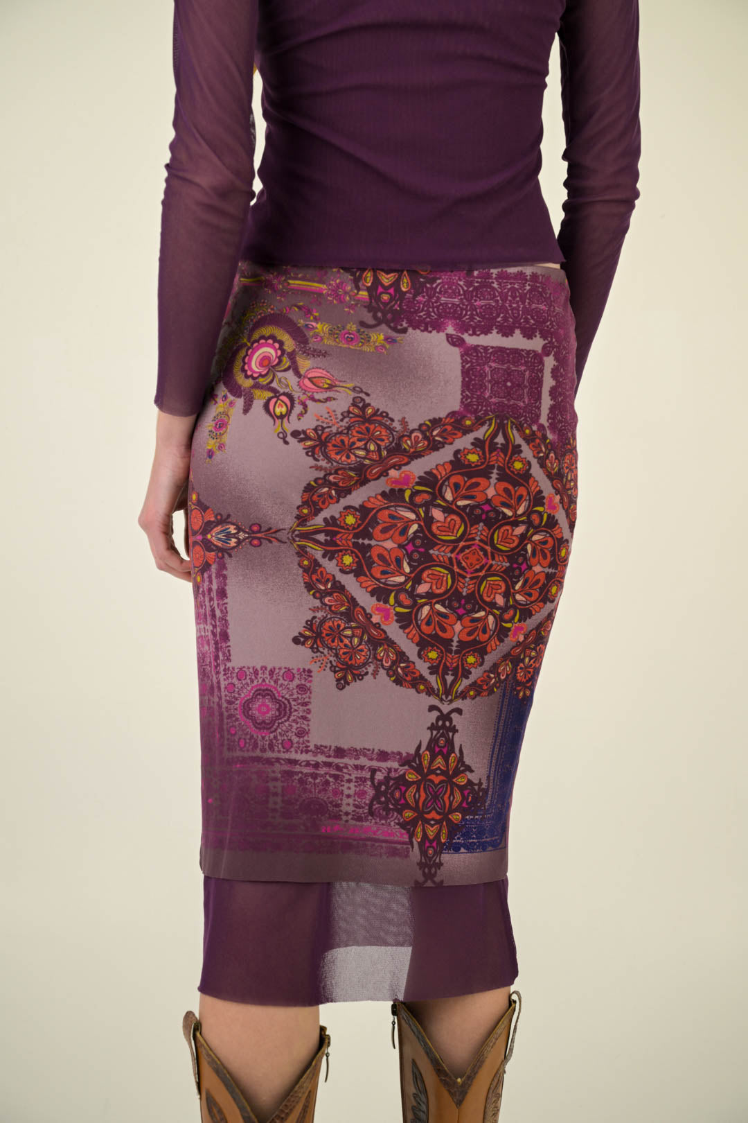 Plum Mesh Geometric Set