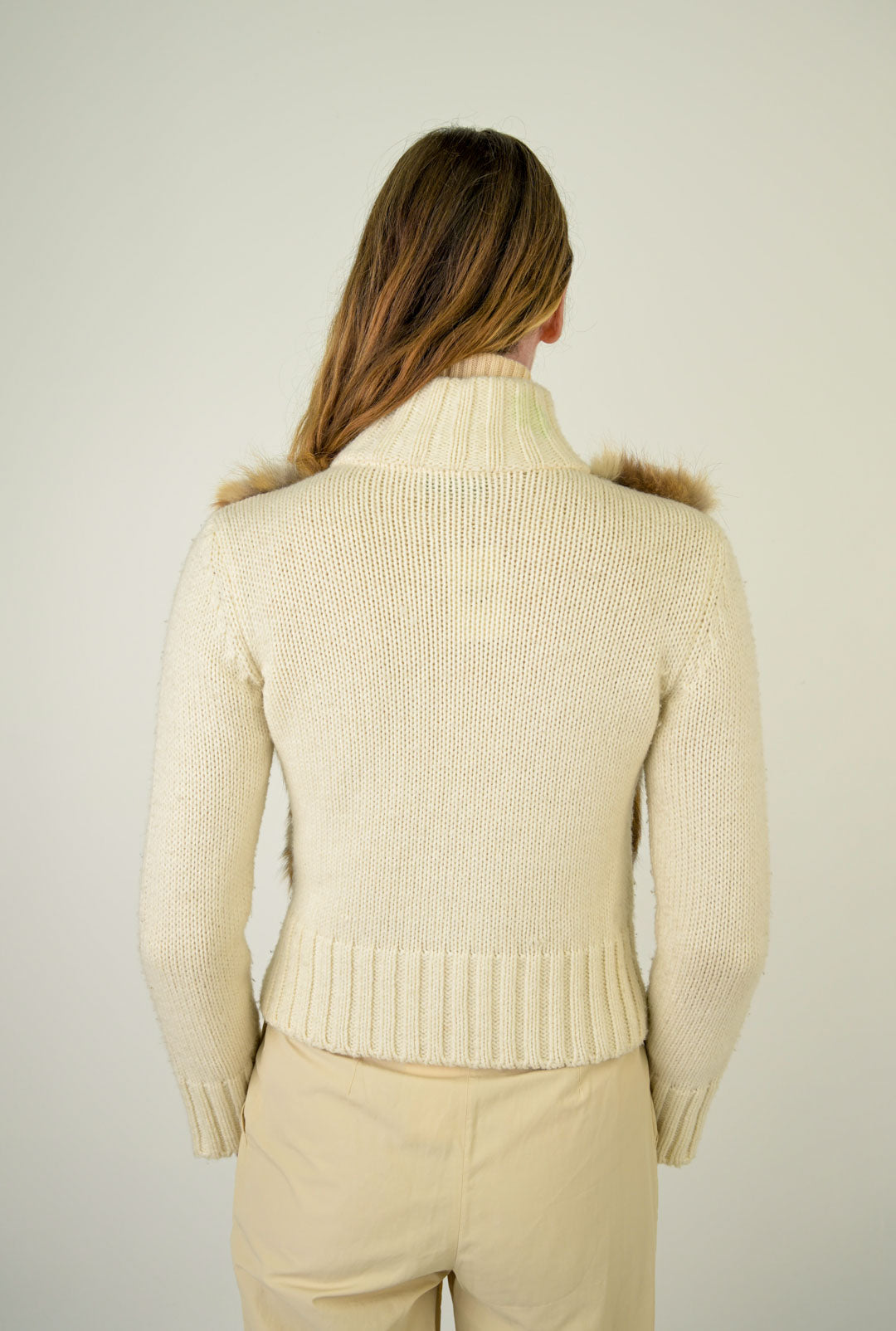 Fox Fur Zip Jacket