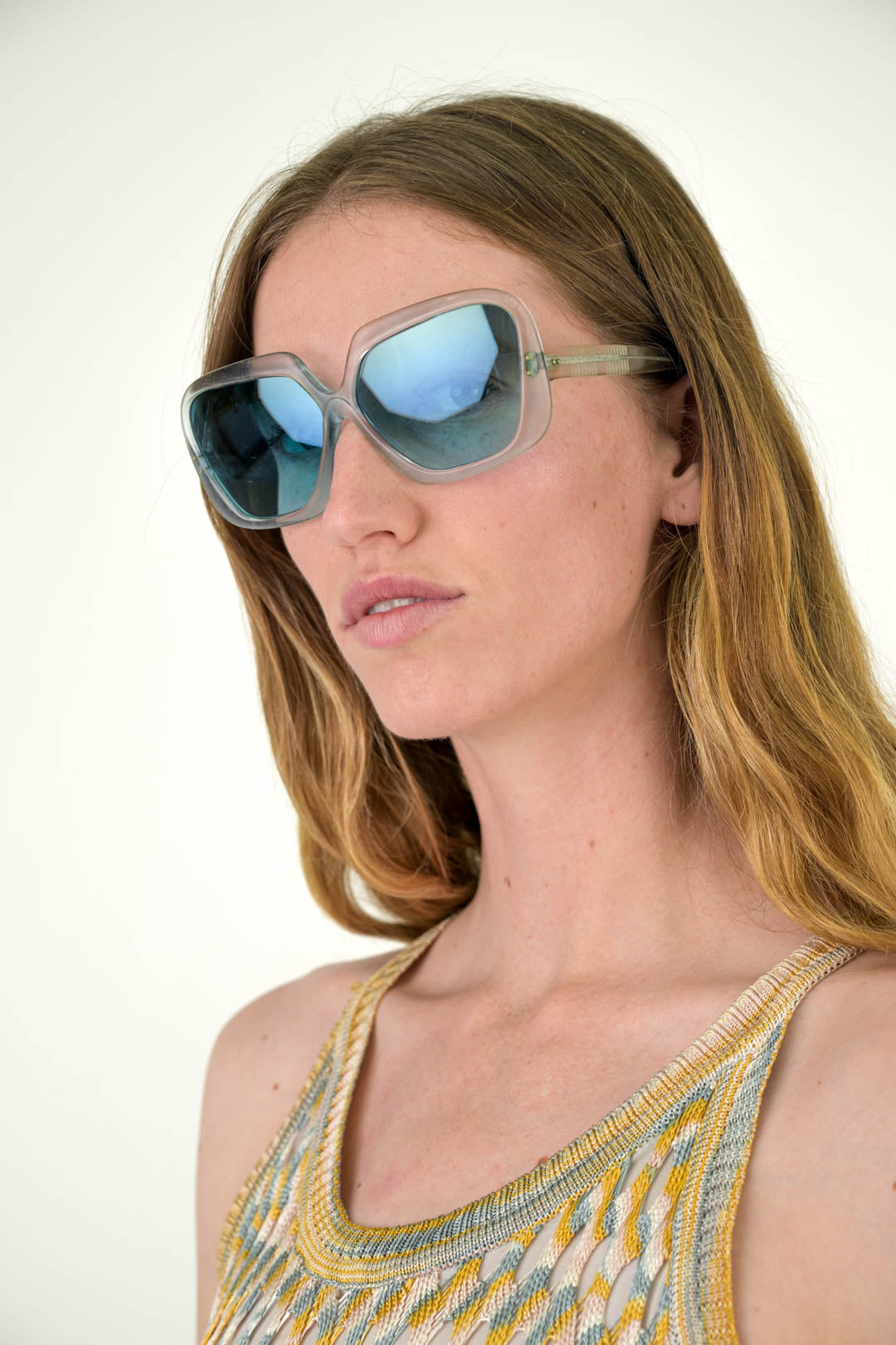 Azure Oversized Sunglasses