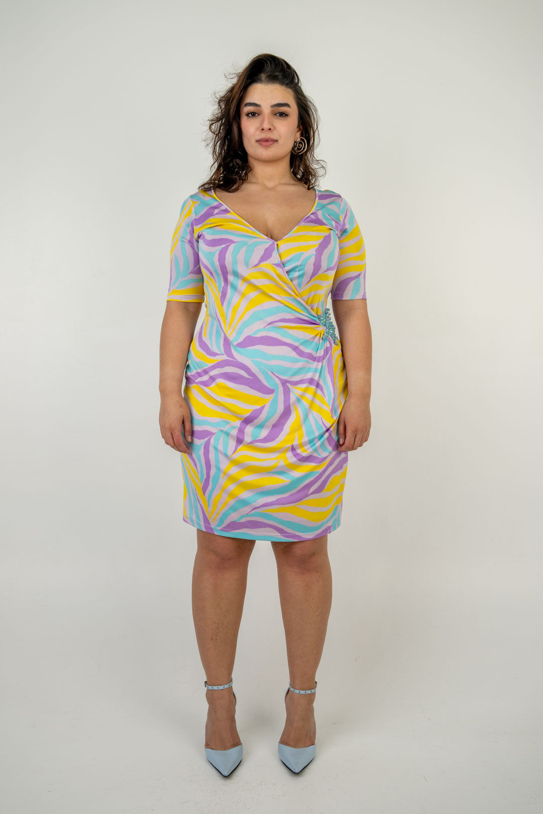 Blumarine Silk Starfish Dress