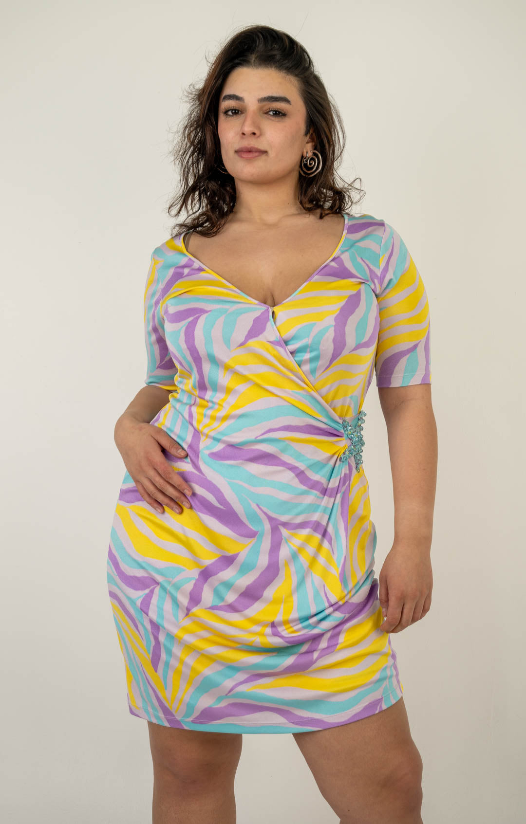 Blumarine Silk Starfish Dress