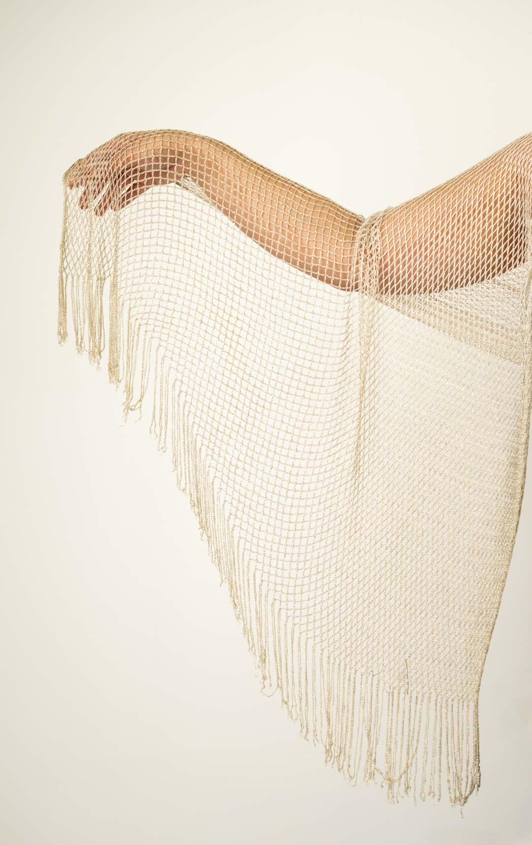 Furla Pearl Fishnet Shawl