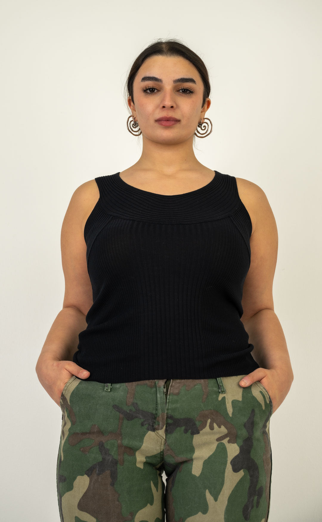 Jean Paul Gaultier Ribbed Top