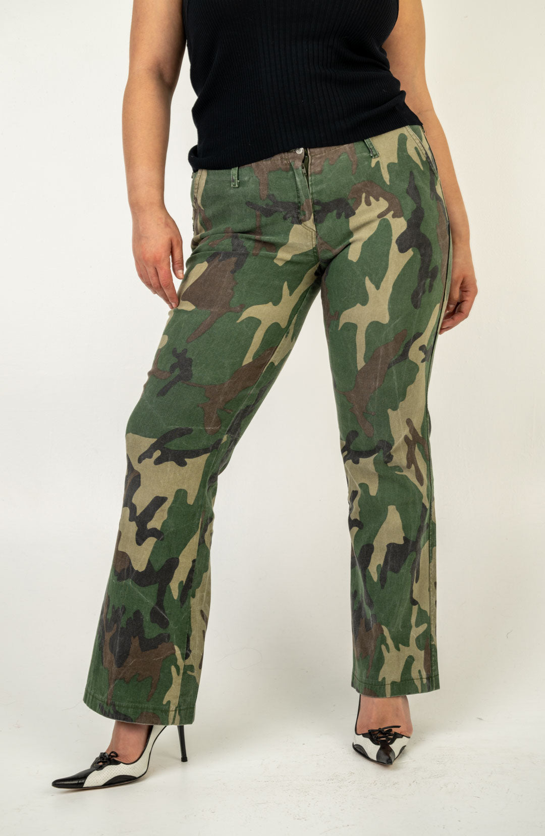Levi's Camouflage Flare Pants