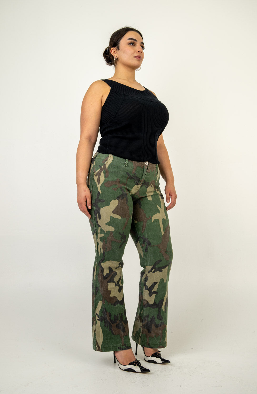 Levi's Camouflage Flare Pants