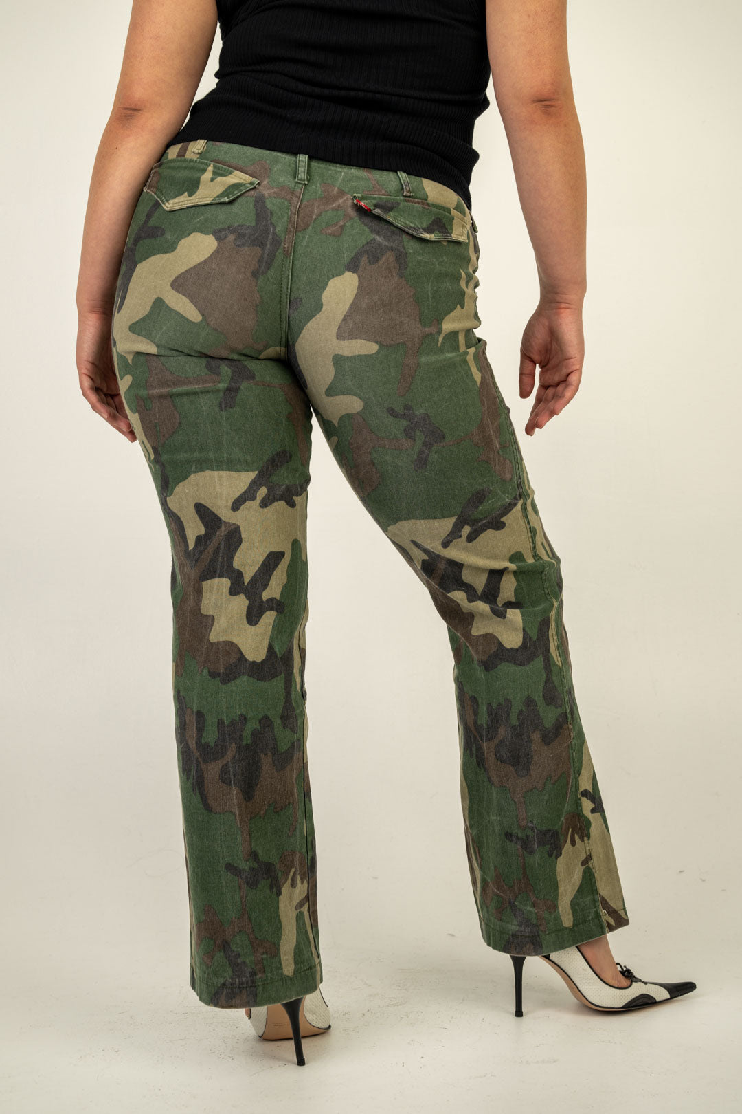 Levi's Camouflage Flare Pants