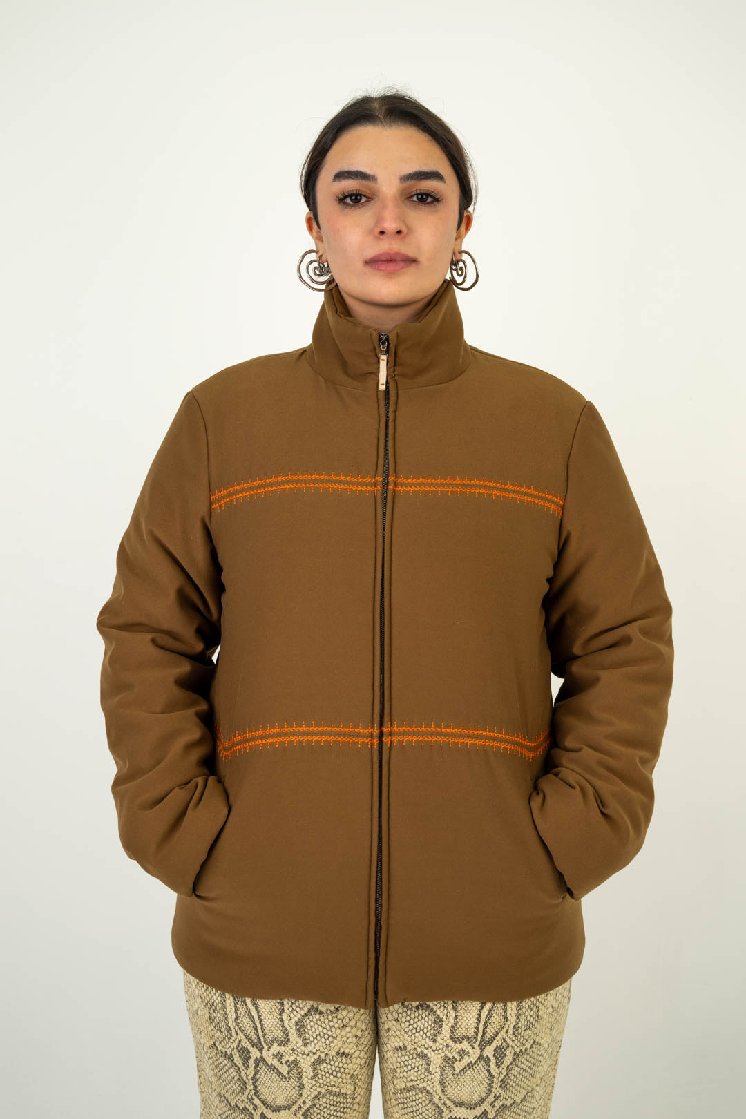 Carob Puffer Jacket
