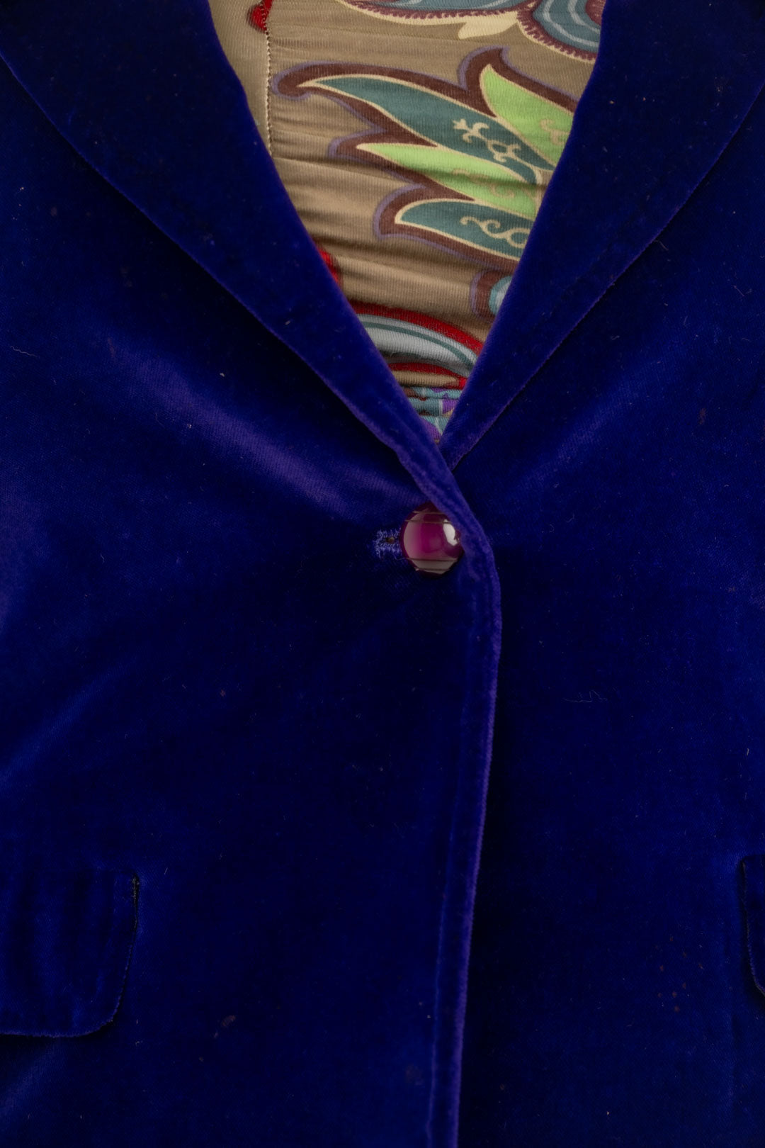 Heliotrope Velvet Blazer