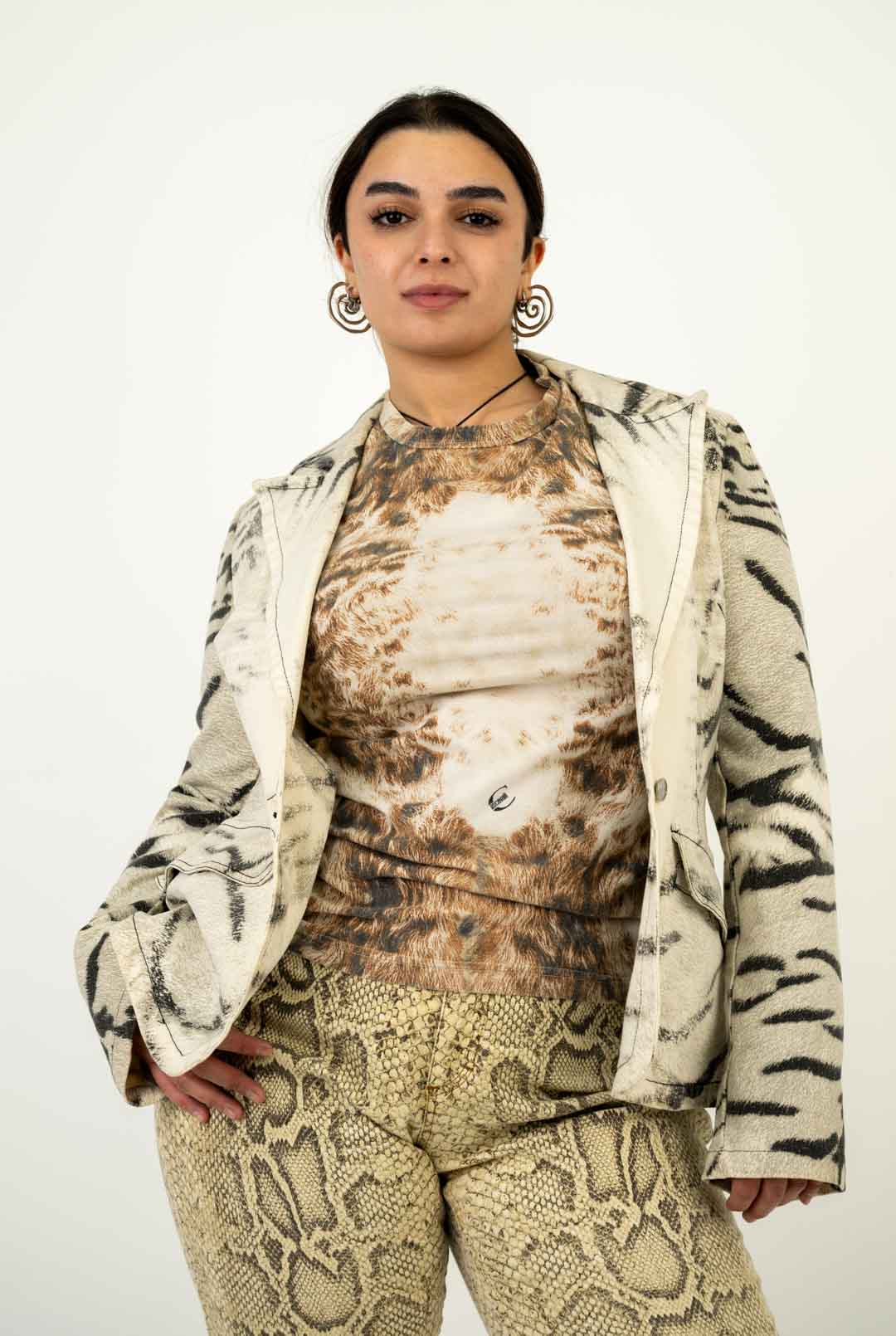 Just Cavalli Zebra Blazer