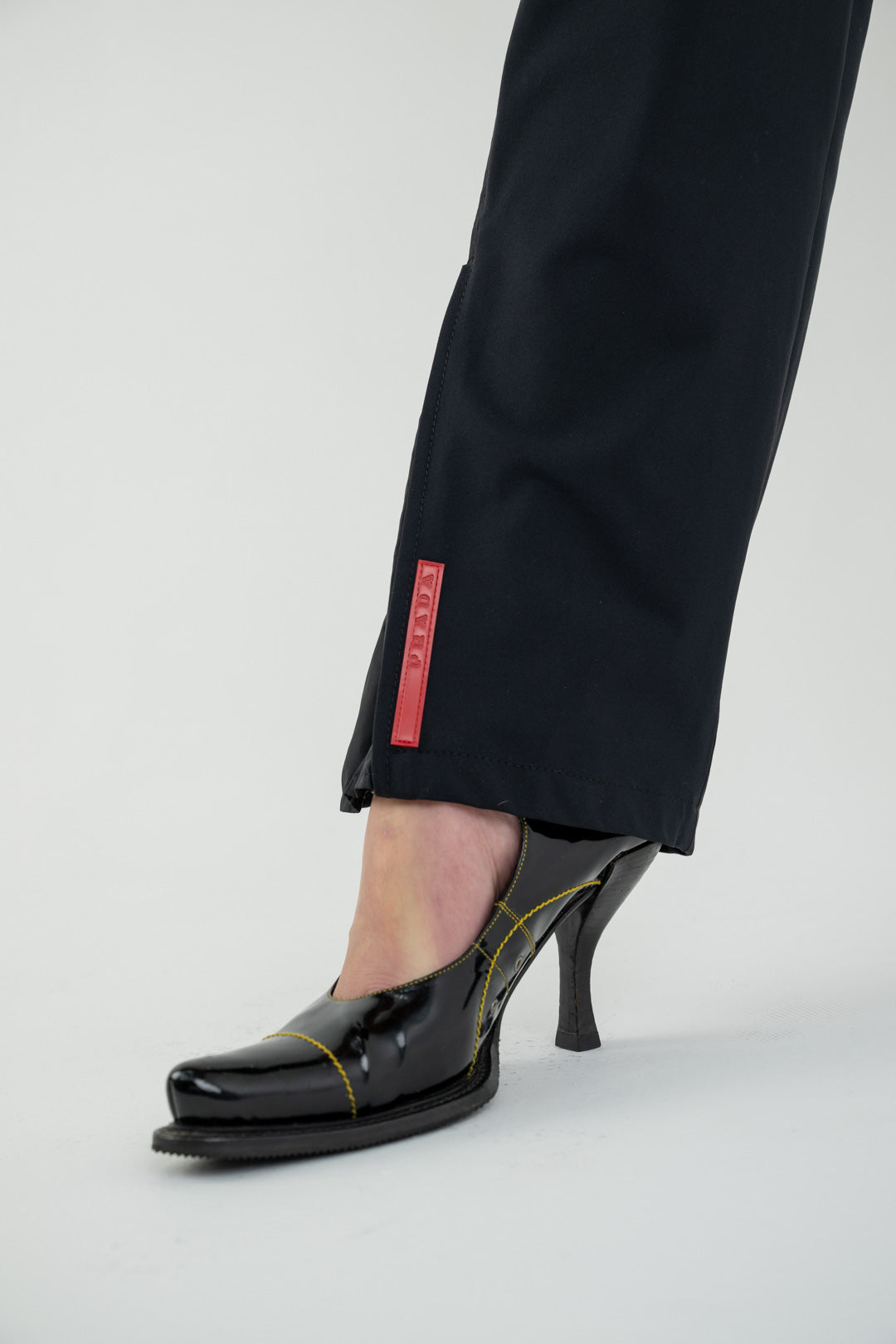 Prada Noir Zip Trousers