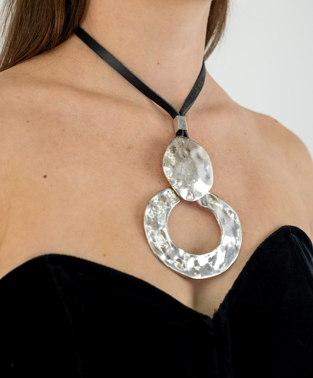 Silver Circular Necklace
